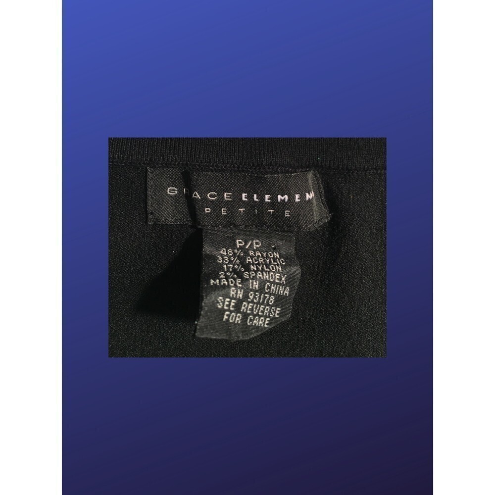 Grace Elements Petite Basic Cardigan, 3/4 Sleeve,… - image 3